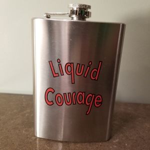 Liquid Courage Flask